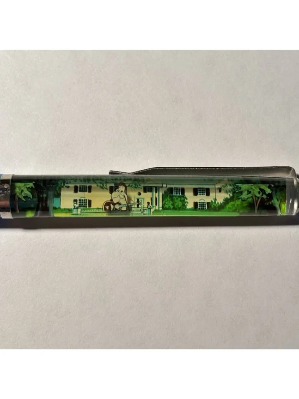 Graceland Home of Elvis Presley Floaty Pen Elvis with Guitar Moves by Mansion